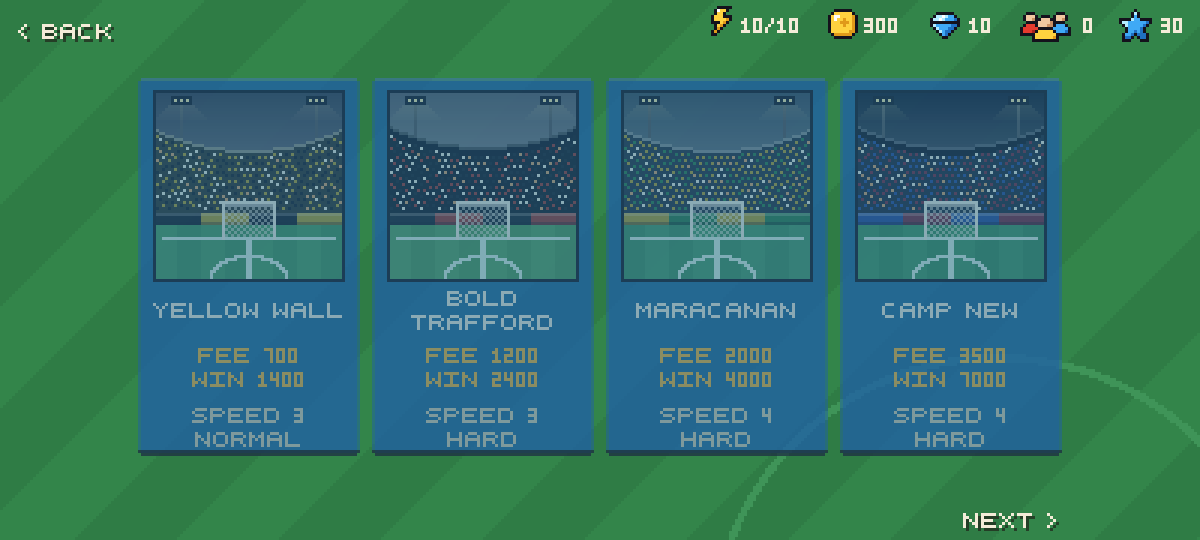 Ten stadiums to open