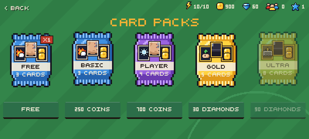 Card packs